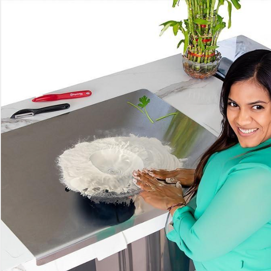 Stainless Steel Chopping Board (35x31cm)